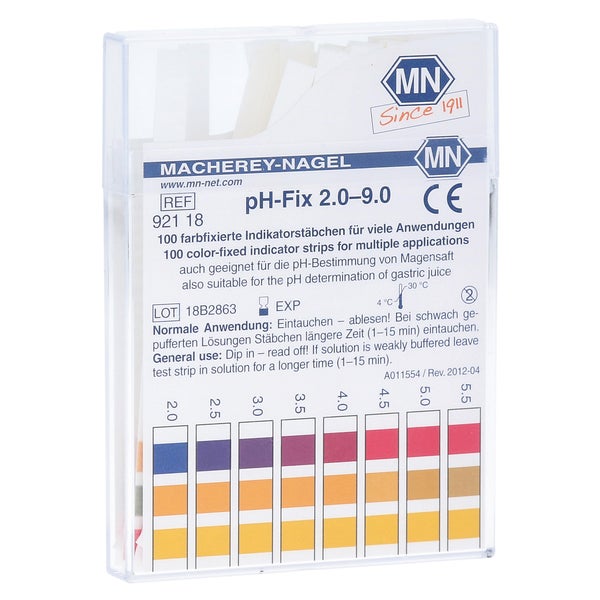 Ph-fix Indikatorstäbchen pH 2,0-9,0 100 St