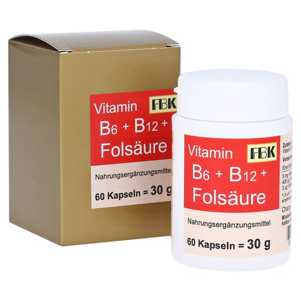 Vitamin B6+b12+folsäure Kapseln 60 St