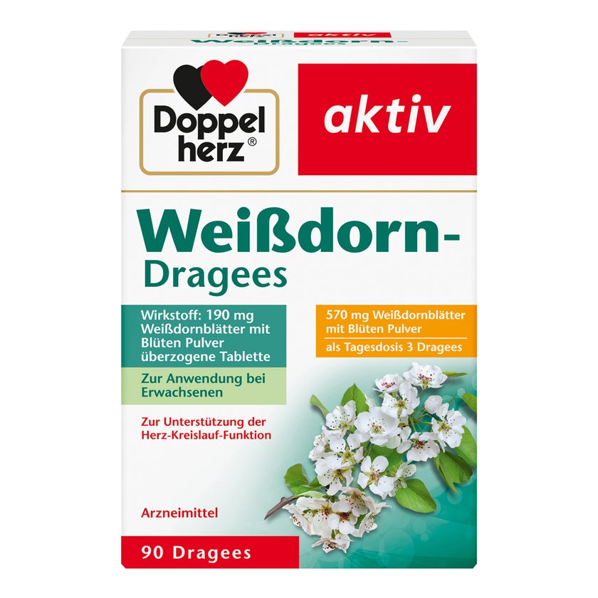 Doppelherz aktiv Weißdorn-Dragees 90 St