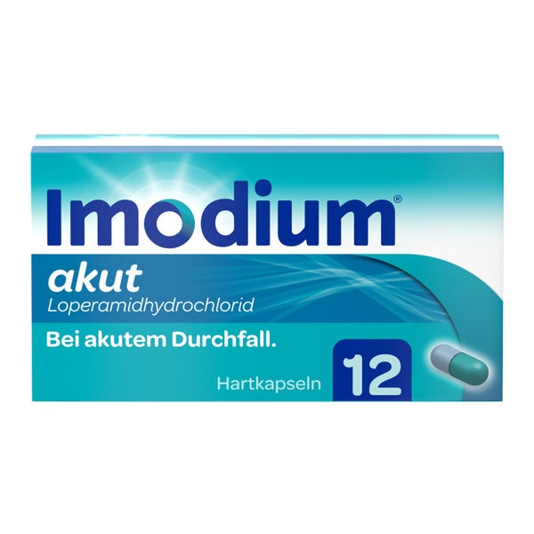 Imodium akut Hartkapseln bei akutem Durchfall 12 St