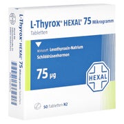 L-thyrox Hexal 75 Mikrogramm Tabletten 50 St