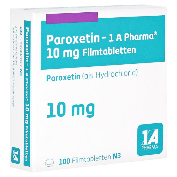 Paroxetin-1a Pharma 10 mg Filmtabletten 100 St