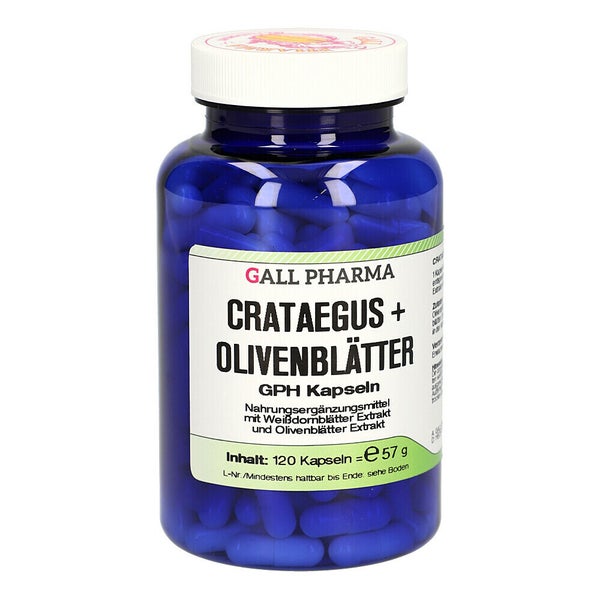 Crataegus+olivenblätter GPH Kapseln 120 St