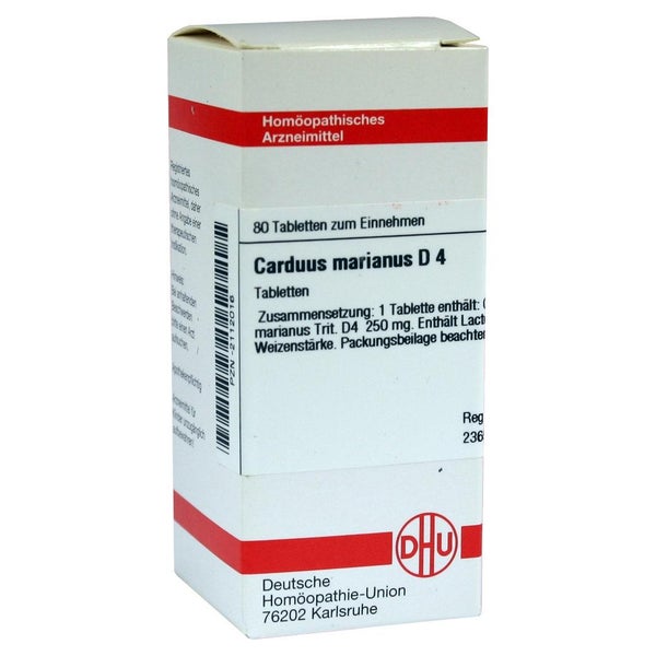 Carduus Marianus D 4 Tabletten 80 St
