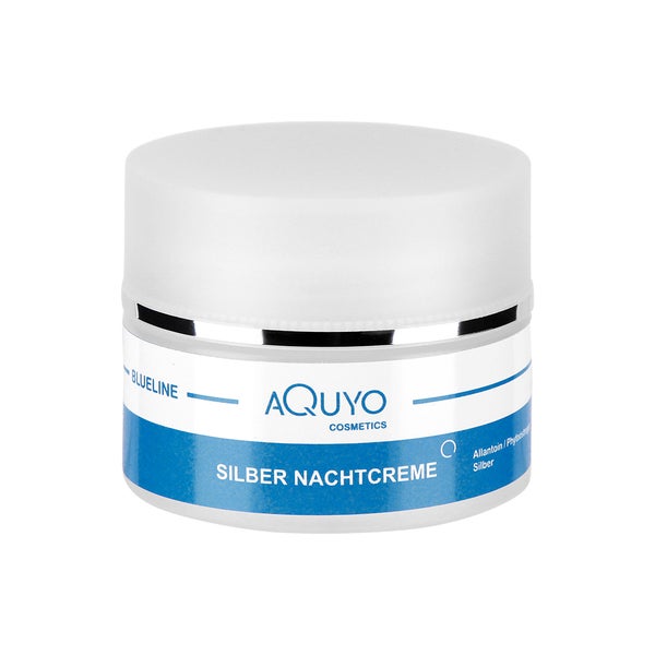 Silber Nachtcreme Anti Aging Creme Gesichtscreme 50 ml