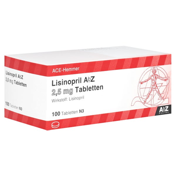 Lisinopril AbZ 2,5 mg Tabletten 100 St
