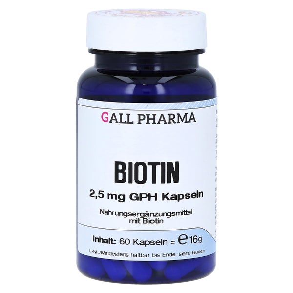 Biotin 2,5 mg GPH Kapseln 60 St