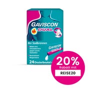 Produktabbildung: GAVISCON Dual Suspension 24X10 ml