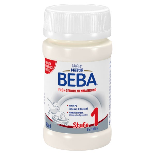Nestlé BEBA Frühgeborenennahrung Stufe 1 32X90 ml