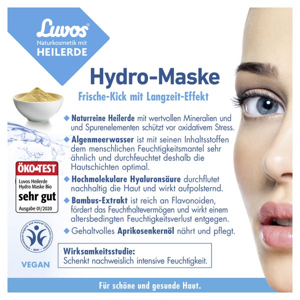 LUVOS Heilerde Vital Maske - Naturkosmetik Für Reine Haut, 2x7,5 Ml