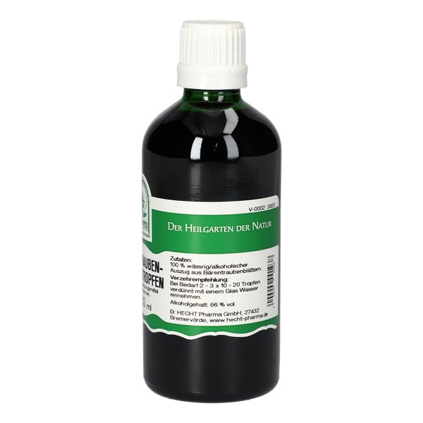 Bärentraubenblätter Tropfen zum Einnehme 100 ml
