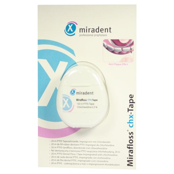 Miradent Zahnseide Mirafloss chx Tape 1 St
