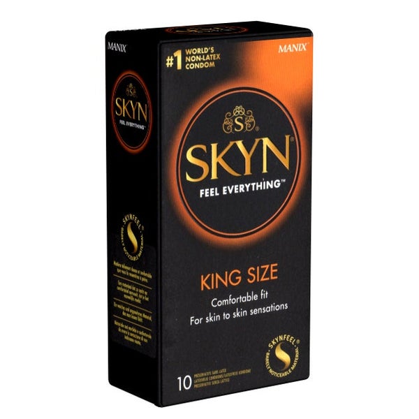 «King XLarge» 10 Kondome, latexfrei aus Polyisopren, 56 mm (10 Kondome) 10 St