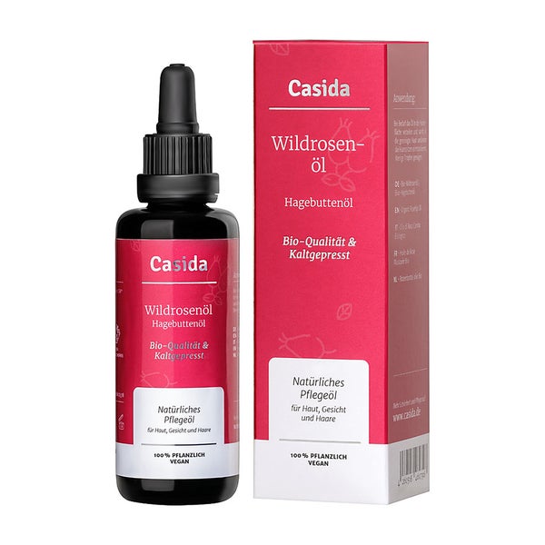 Casida Wildrosenöl (Hagebuttenöl) Bio-Qualität 50 ml