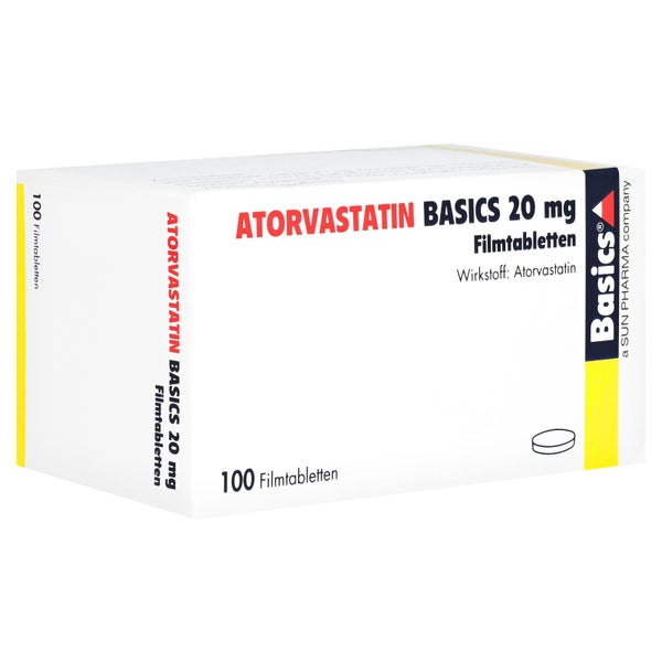 Atorvastatin Basics 20 mg Filmtabletten 100 St