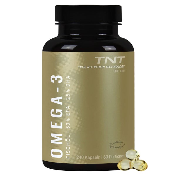 Omega-3 Fischöl Kapseln (50% EPA, 25% DHA) 240 St