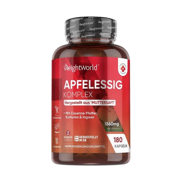 WeightWorld Apfelessig Kapseln 180 St