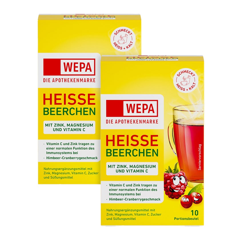 WEPA Heiße Beerchen Doppelpack 2X10X10 g