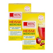 WEPA Heiße Beerchen Doppelpack 2X10X10 g
