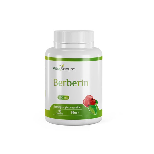 VitaSanum® - Berberin (Berberinsulfat) 500 mg 90 Tabletten 90 St