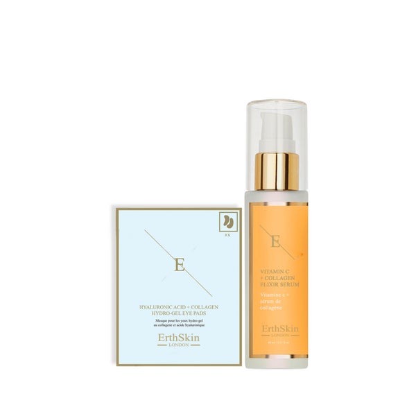 Vitamin C + Kollagen Elixier Serum + Hyaluronsäure + Augenpads Set 1 St