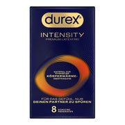 «Intensity» 8 Stück, dünne latexfreie Kondome, hypoallergen (8 Kondome) 8 St