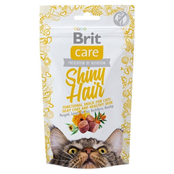 BRIT Care Cat Snack Shiny Hair 0,05 kg