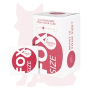 53 «Fox» dünnere Maßkondome aus Fairtrade-Latex (42 Kondome) 42 St