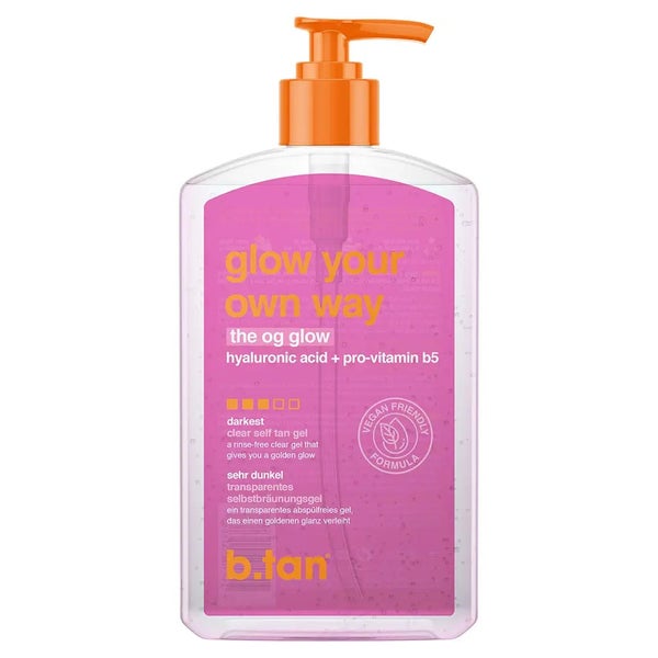 b.tan Glow Your Own Way Selbstbräunungsgel Transparent 473 ml