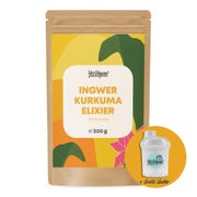 Ingwer Kurkuma Shot Pulver, Goldene Milch Curcumin 300 g 1 x 300 g