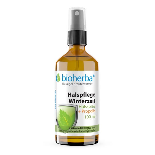 Halspflege Winterzeit Halsspray+propolis 100 ml