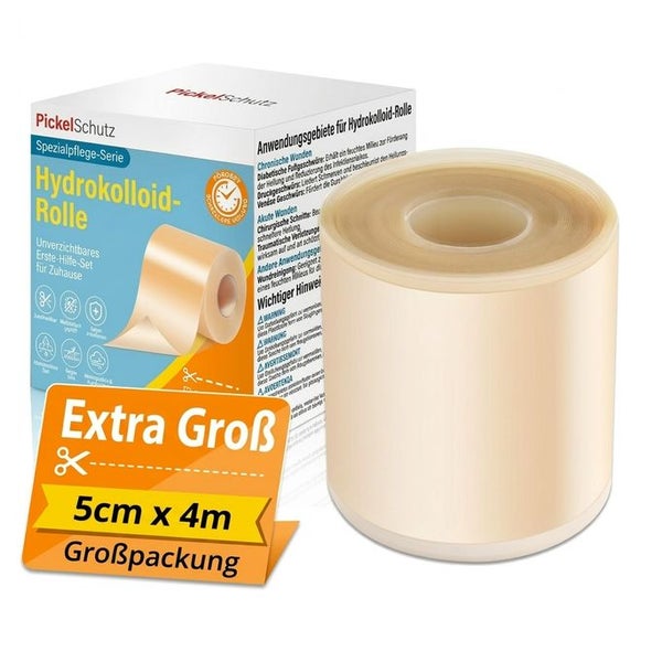 PimpleGuard Hydrocolloid Roll Blasenpflaster Wasserfest 1 St