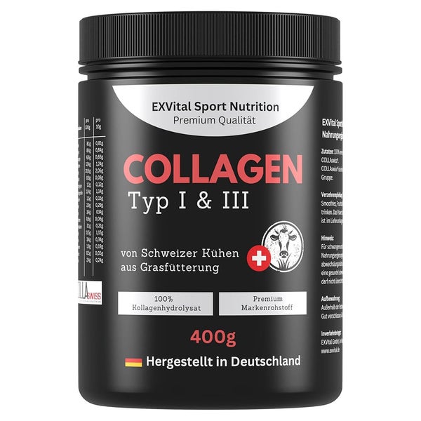 EXVital® Collagen Pulver von Schweizer Alpenkühen 400 g