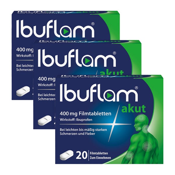 IBUFLAM Akut Filmtabletten Dreierpack 3X20 St