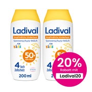 Produktabbildung: Ladival empf. Kinderhaut 50+ Doppelpack 2X200 ml