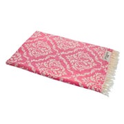 Hamamtuch BAROCK pink, Doubleface Tuch edel & hochwertig, 100% Baumwolle, 90 x 175 cm