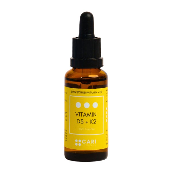 SONNENVITAMIN D3 + K2 Tropfen 1000 i.E.