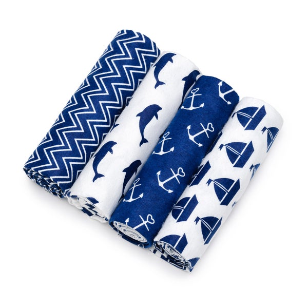 T-TOMI Stoffwindeln Sea 4 St