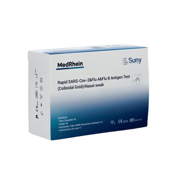 MedRhein Suny SARS-CoV-2&Flu A&Flu B Antigen-Schnelltest CE2934 5 St