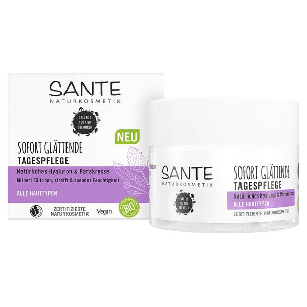 Sante Naturkosmetik Sofort Glättende Tagespflege Bio 50 ml