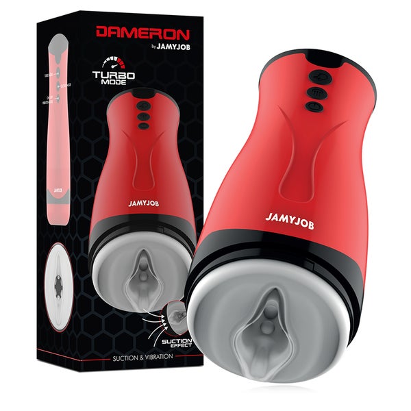 Jamyjob - Dameron - Saug- und Vibrationsmasturbator 1 St