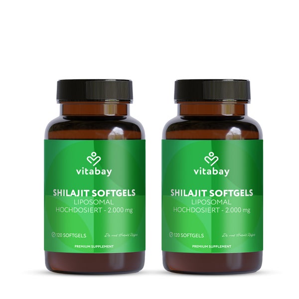 Shilajit Kapseln 2000 mg hochdosiert & liposomal 240 St
