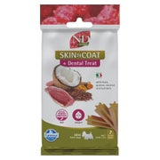 FARMINA N&D Quinoa Dental Treat Skin Coat Duck Mini (7 szt) Zahnpflege-Leckerli für kleine Hunderassen 0,06 kg
