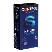Nature Slim Fit – 12 enge Kondome, 52 mm, 185 mm Länge (12 Kondome) 12 St