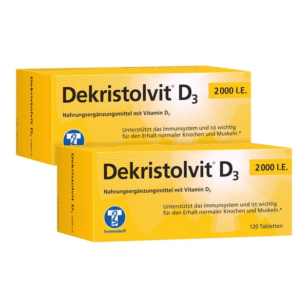 Dekristolvit® D3 2.000 I.E. Doppelpack 2X120 St