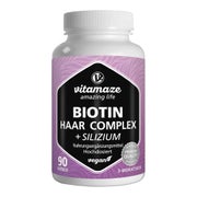 Produktabbildung: Biotin Haar Vitamine Komplex hochdosiert +Silizium Kapseln 90 St