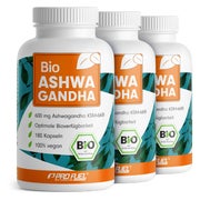 ProFuel - BIO Ashwagandha Kapseln KSM-66 - 3x 180 Kapseln 540 St