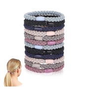 12 Stück Geflochtene Haargummis Damen Zopfhalter Armband 1 St