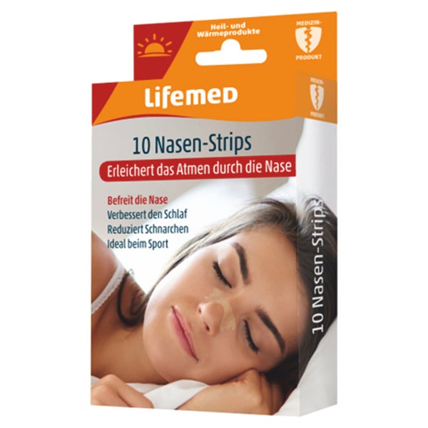 Lifemed Nasen-strips Hautfarben 10 St