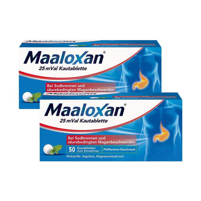 Maaloxan 25 mVal Kautabletten Doppelpack 2X50 St